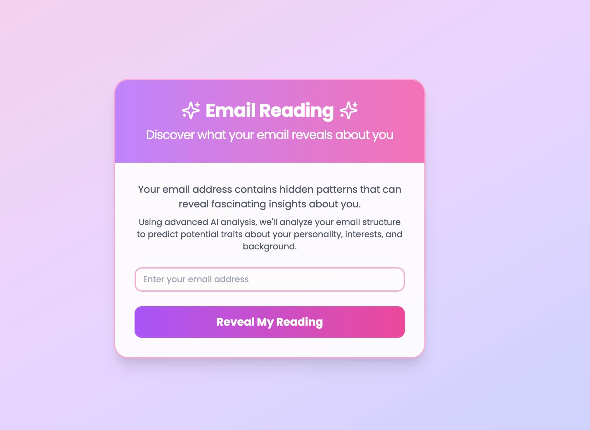 What does your email address say about you?